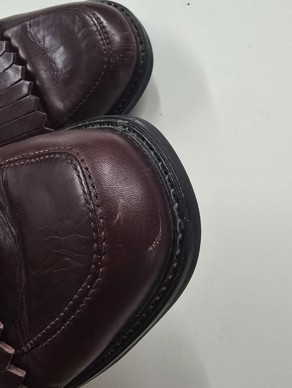 Etienne Aigner Vintage Leather Dark Brown Loafers - Picture 8 of 10